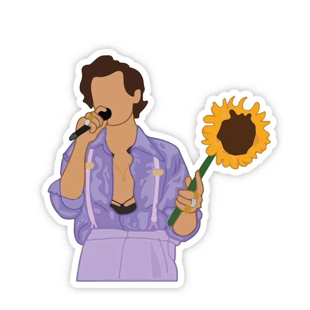 Harry Sunflower Sticker