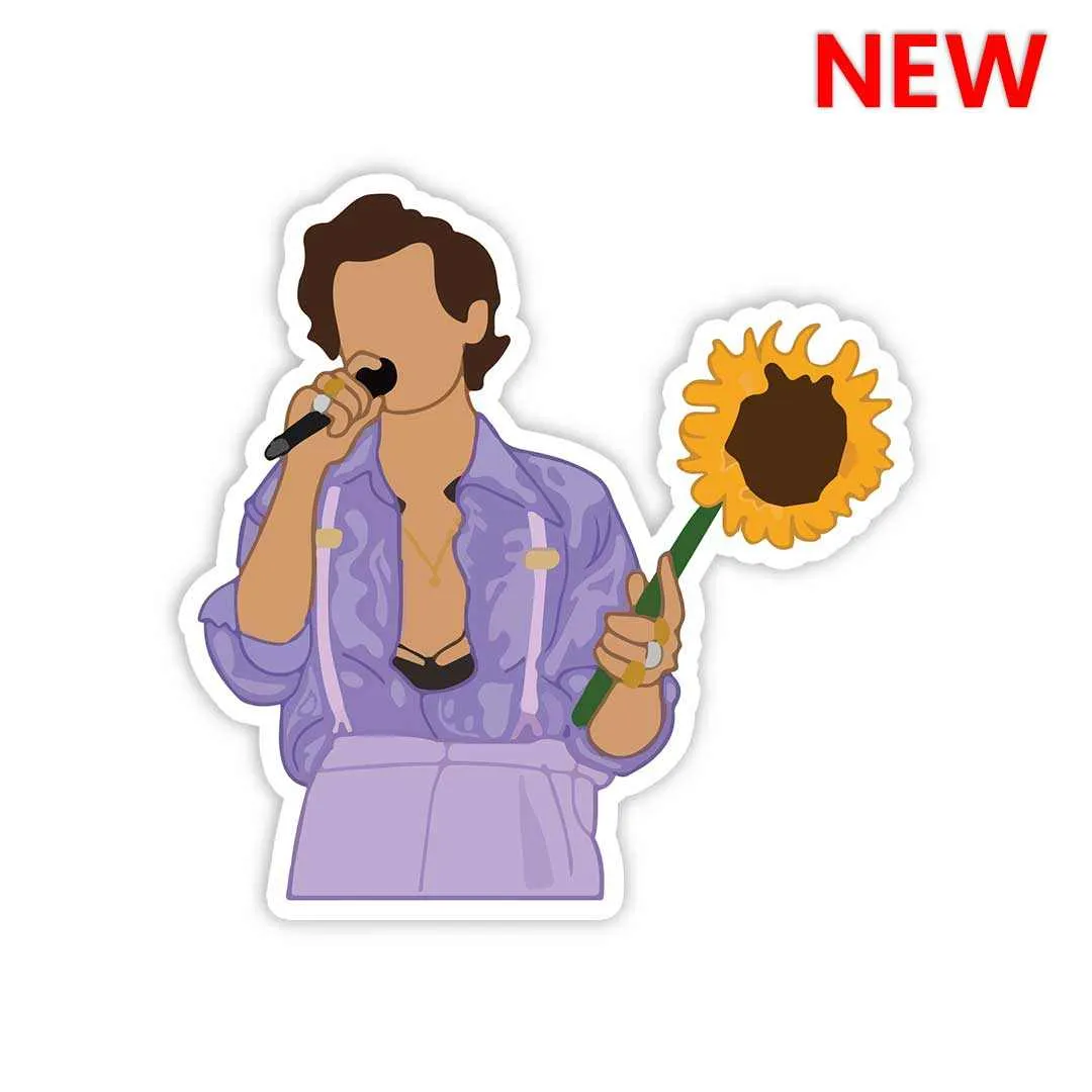 Harry Sunflower Sticker