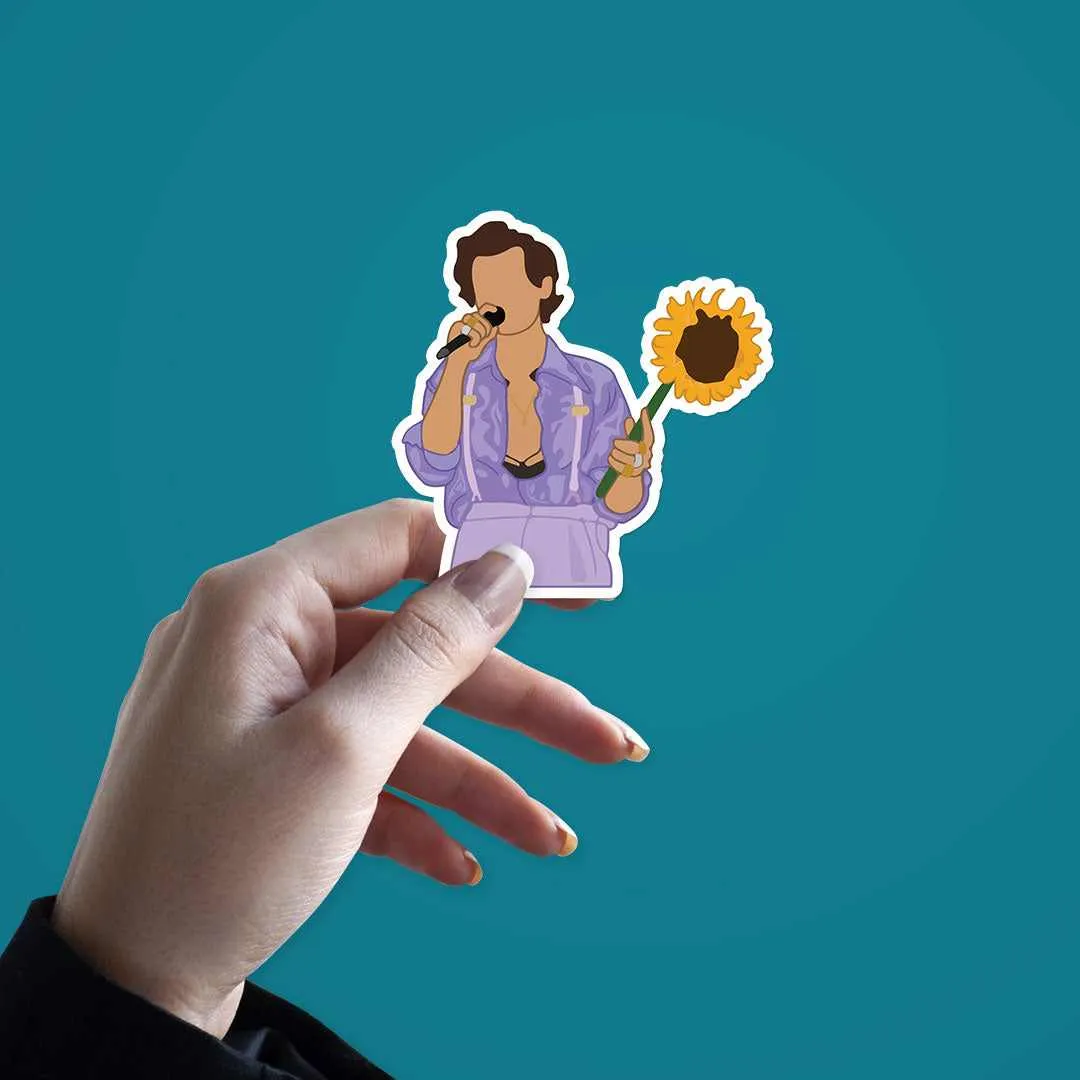 Harry Sunflower Sticker