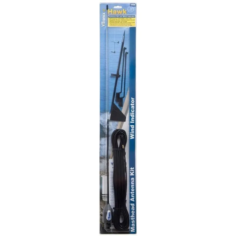 Hawk V-Tronix Masthead VHF Antenna with Wind Indicator