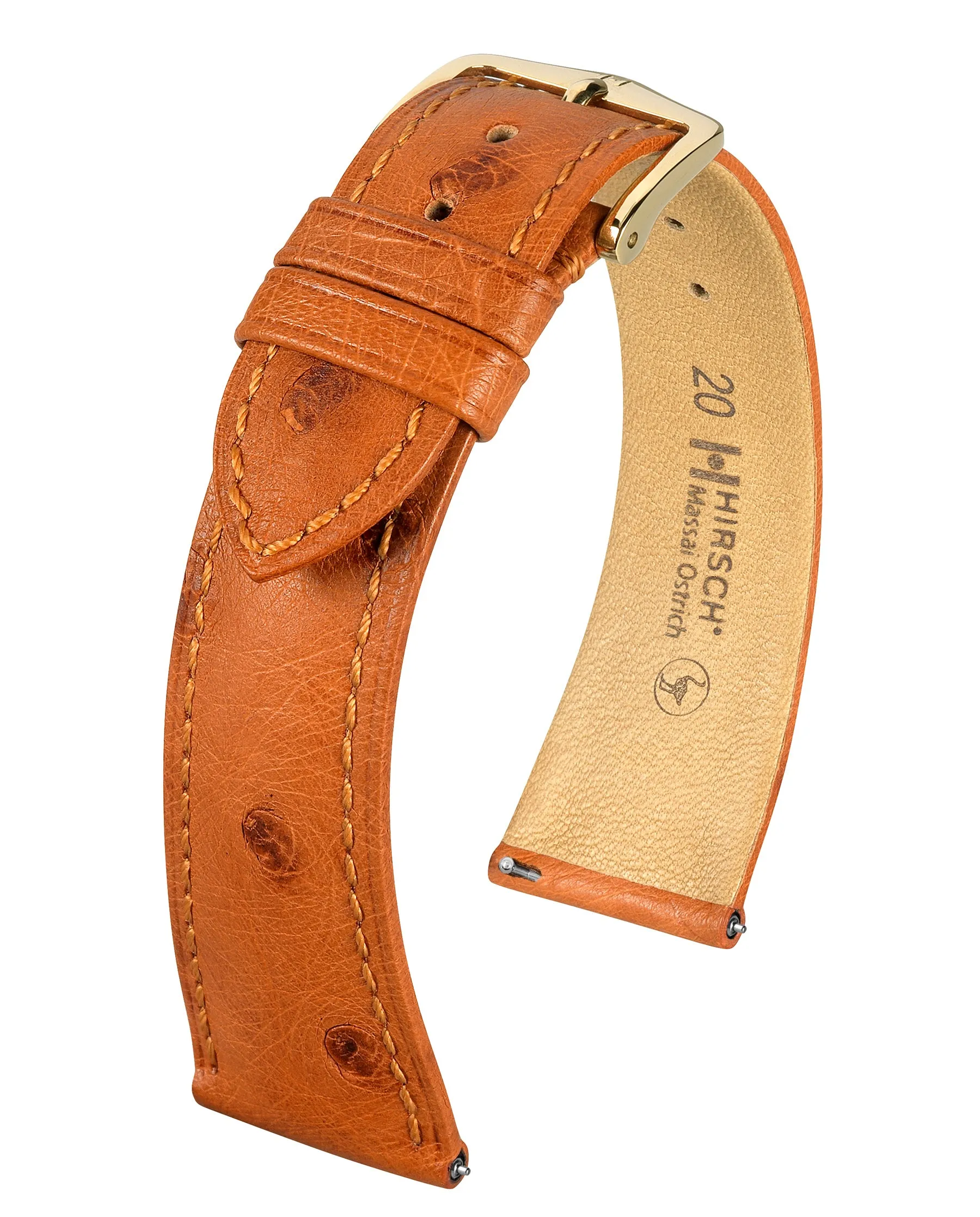 HIRSCH MASSAI OSTRICH Ostrich Watch Bracelet  043 62