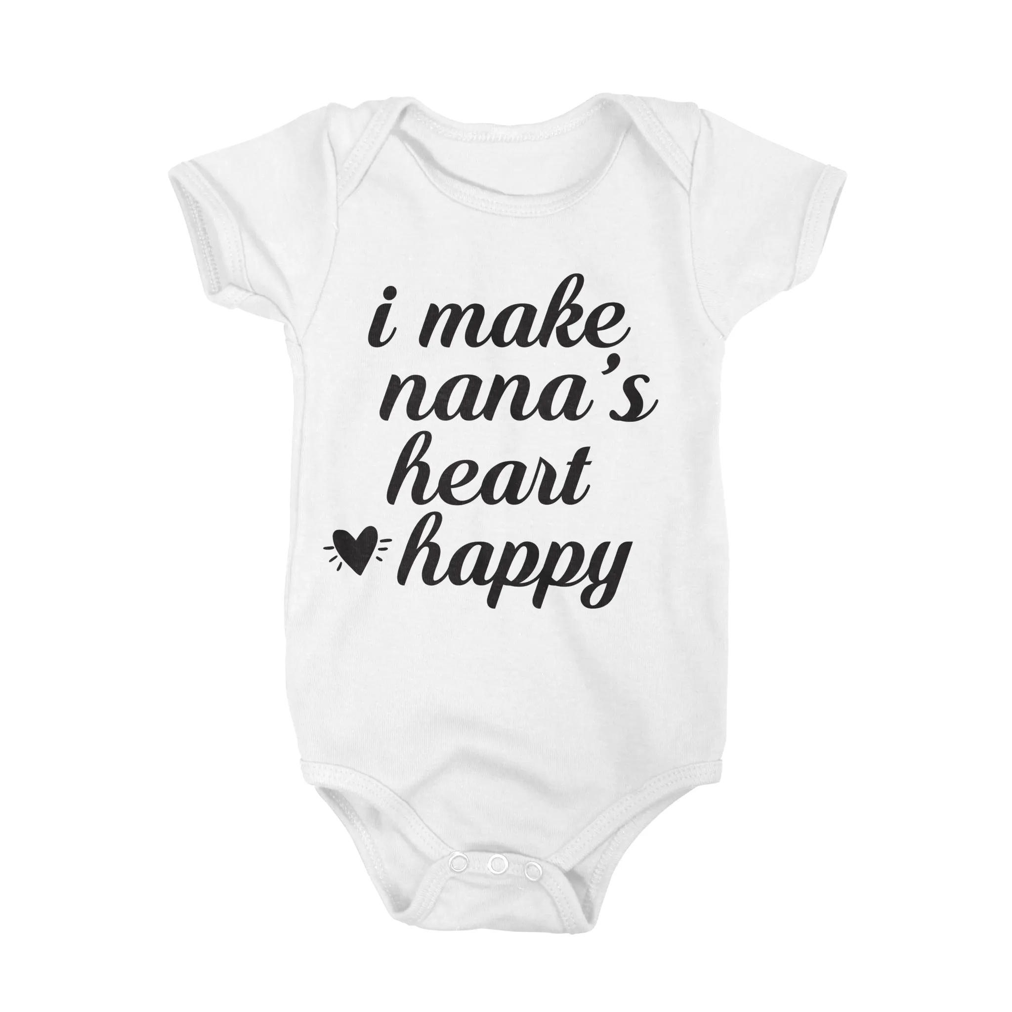 I Make Nana's Heart Happy Baby Onesie