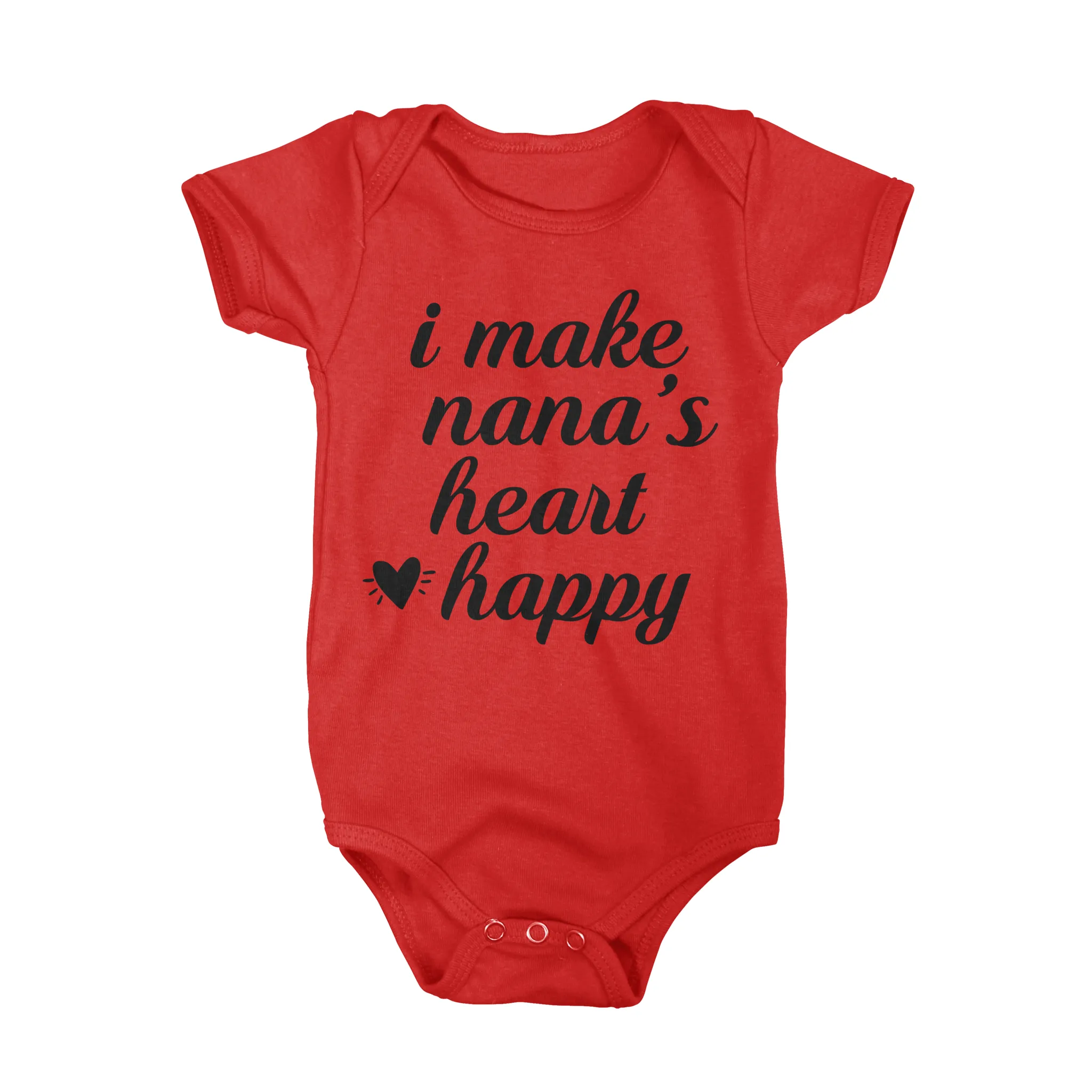 I Make Nana's Heart Happy Baby Onesie