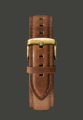 Light Brown Leather Strap 18 mm