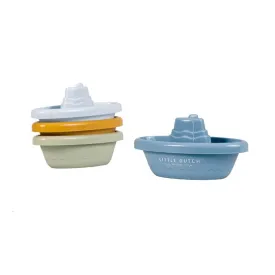 Little Dutch Stackable Bath Boats - Blue