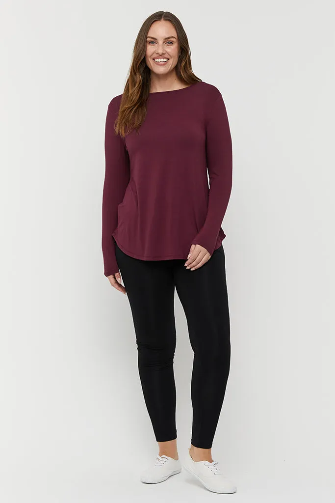 Margot Top - Burgundy