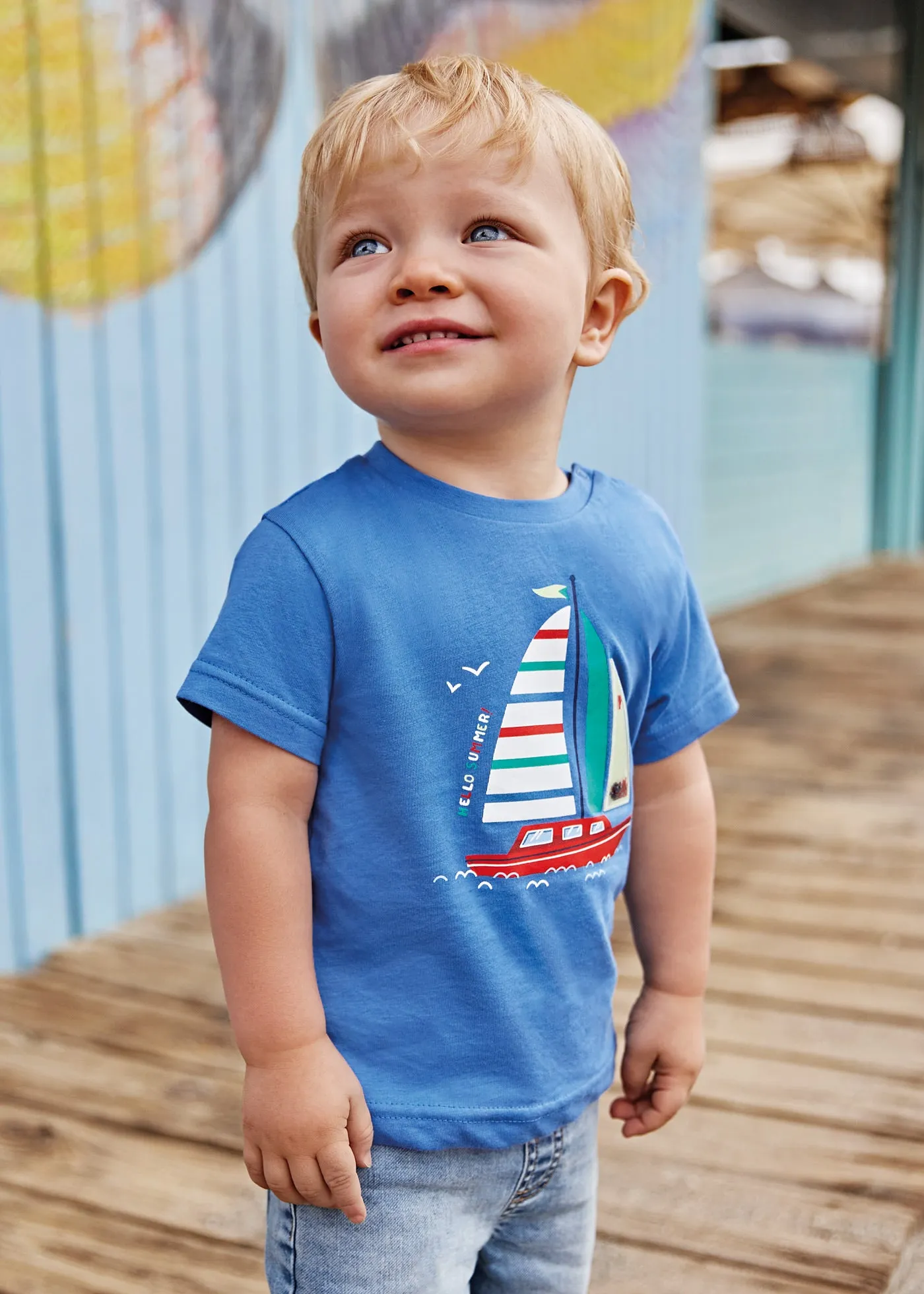 Mayoral Toddler Boy Boat Tshirt