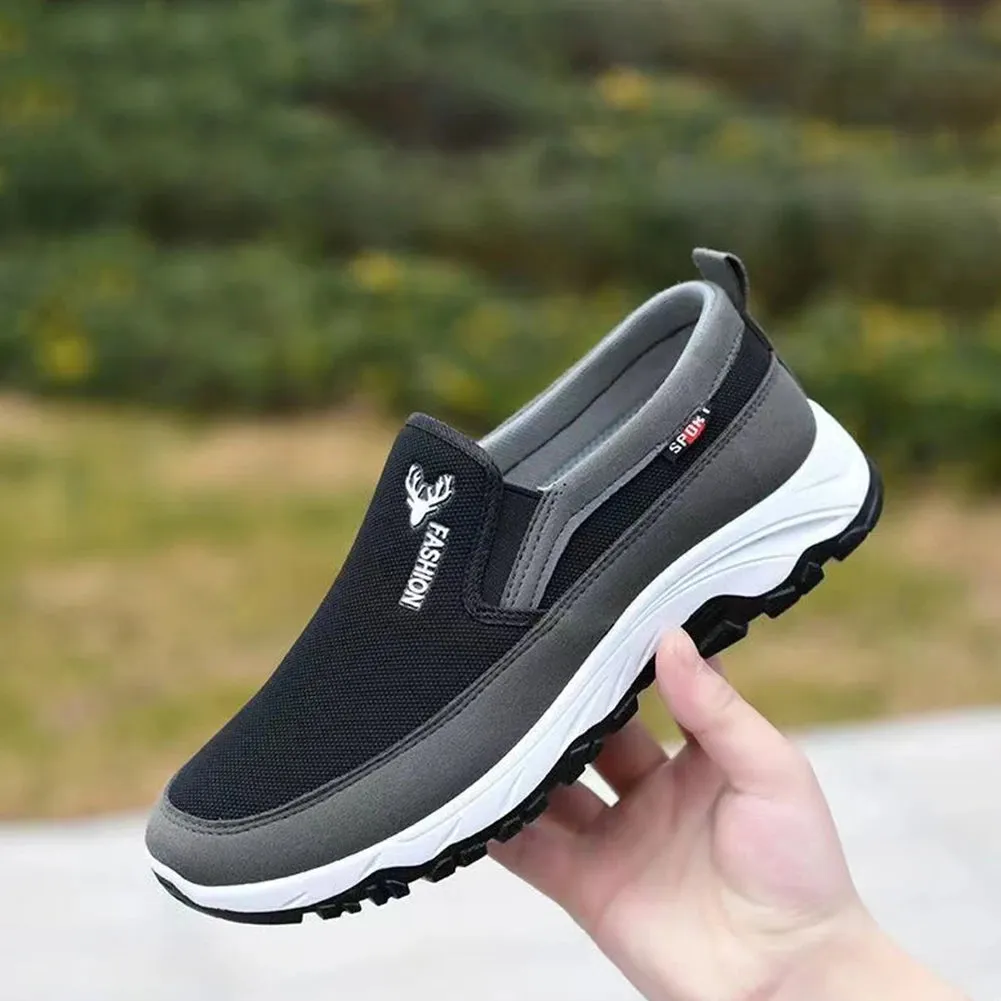 Men Penny Boat Shoes Sports Shoes Breathable Running Hiking Sneakers Slip On Non-Slip for Outdoor Activity Hiking Walking