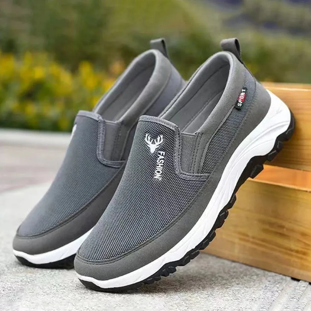 Men Penny Boat Shoes Sports Shoes Breathable Running Hiking Sneakers Slip On Non-Slip for Outdoor Activity Hiking Walking