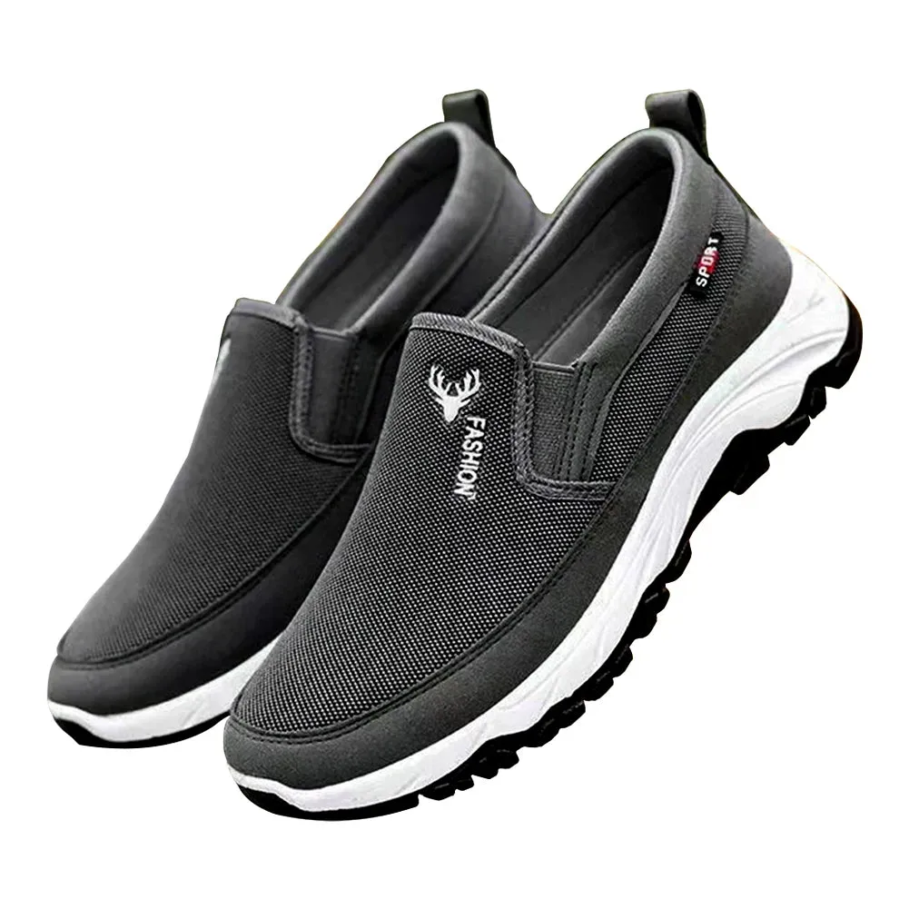 Men Penny Boat Shoes Sports Shoes Breathable Running Hiking Sneakers Slip On Non-Slip for Outdoor Activity Hiking Walking