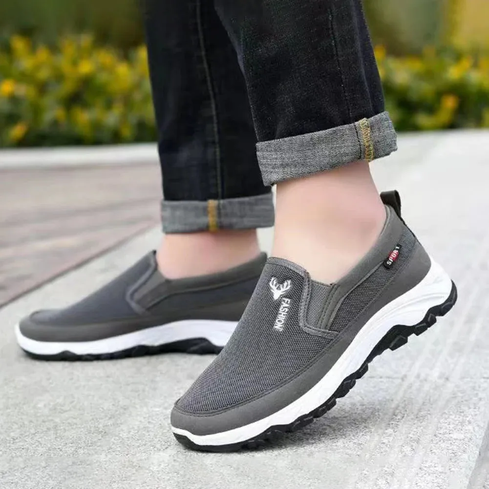 Men Penny Boat Shoes Sports Shoes Breathable Running Hiking Sneakers Slip On Non-Slip for Outdoor Activity Hiking Walking