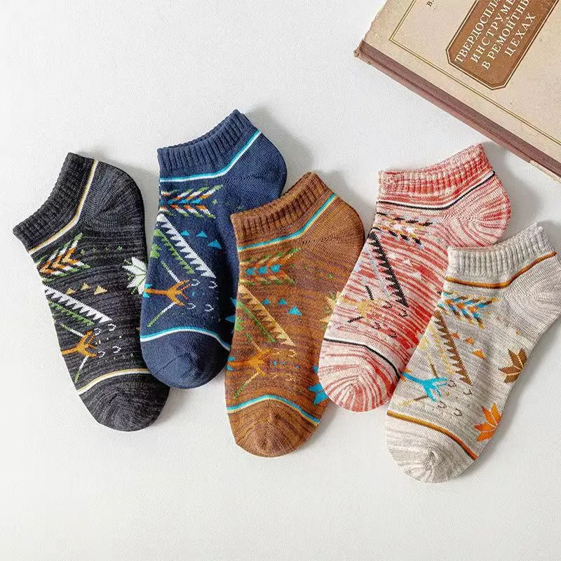 Men's boat socks retro socks