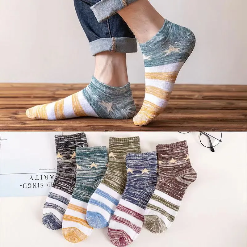 Men's boat socks retro socks