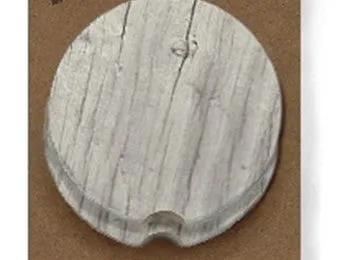 Moisture Absorbent Car Coasters - Barn Wood