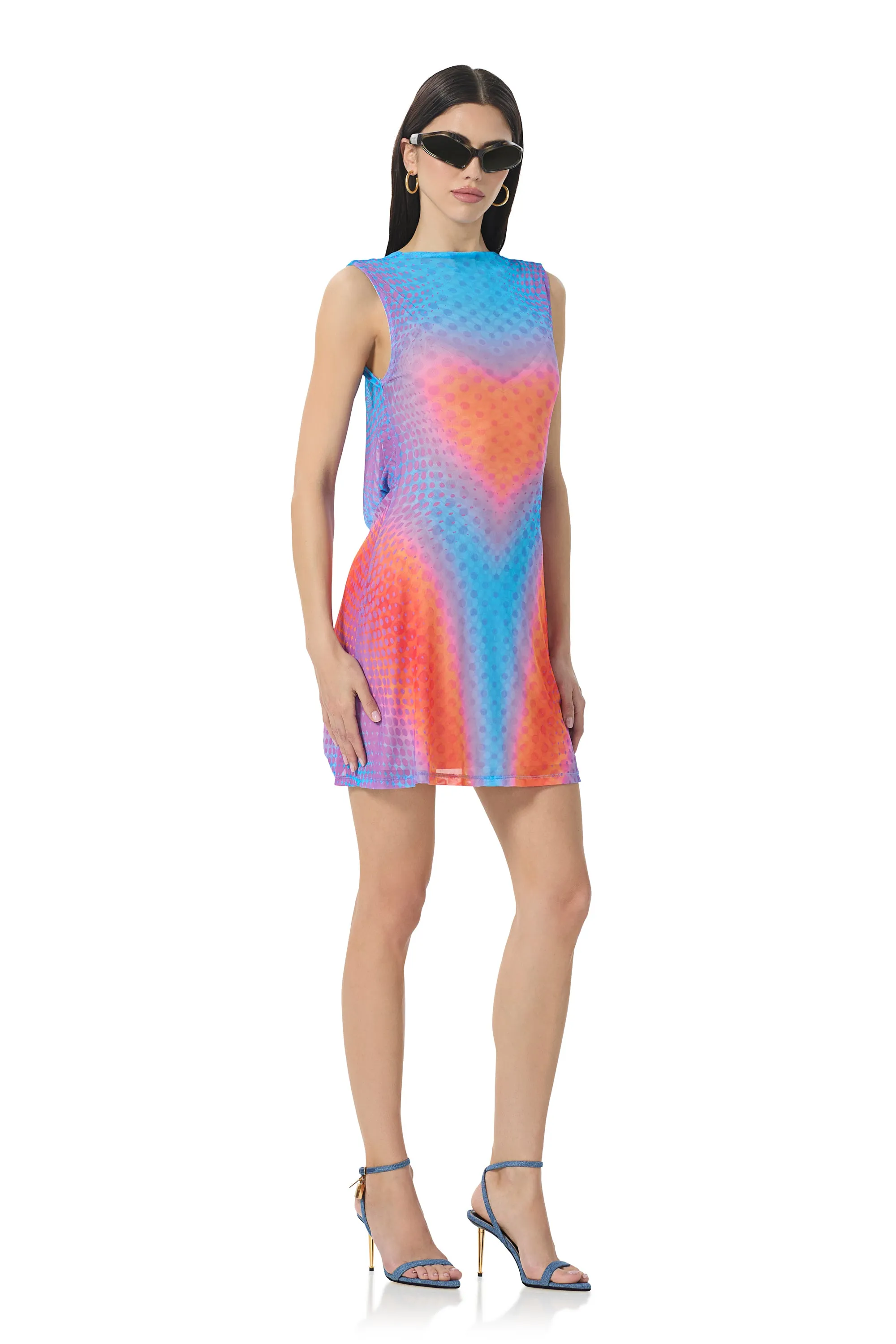 Mynt Mini Dress - Cyber Heart