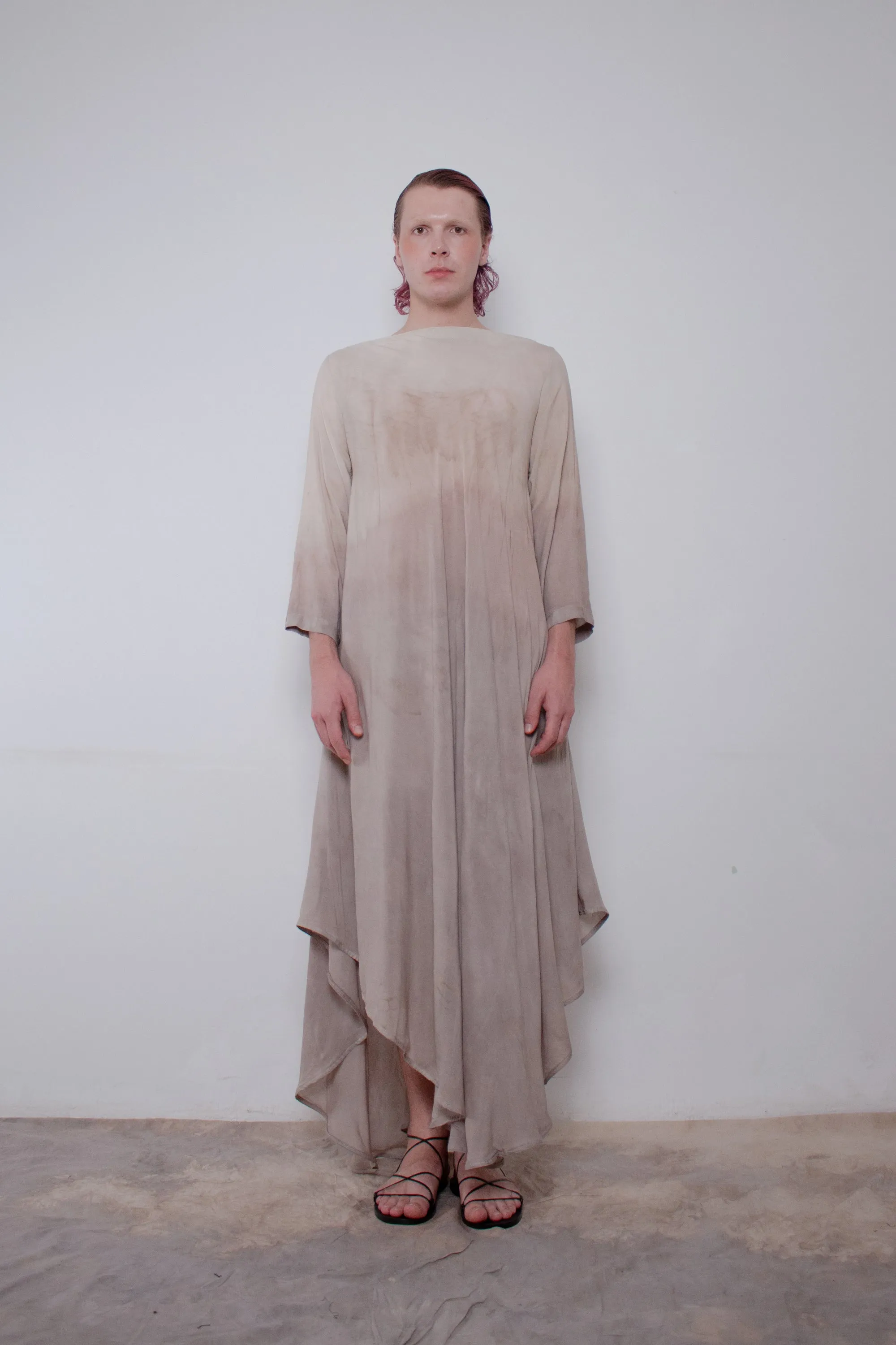 Naturally Dyed Cotton Voile Dress