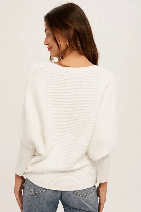 Oversize Dolman Crop Sweater