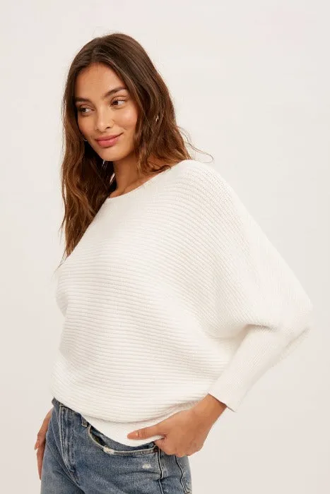 Oversize Dolman Crop Sweater