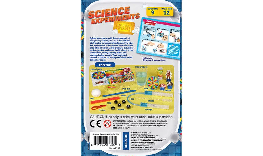 "Science Experiments: In the Tub" - Science Kit