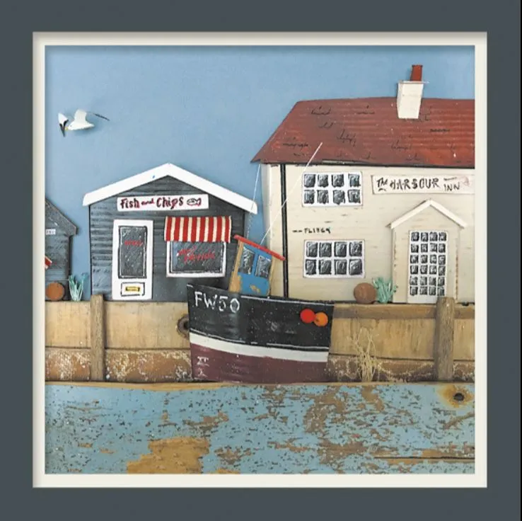 "The Harbour Inn" Greeting Card from Holy Mackerel