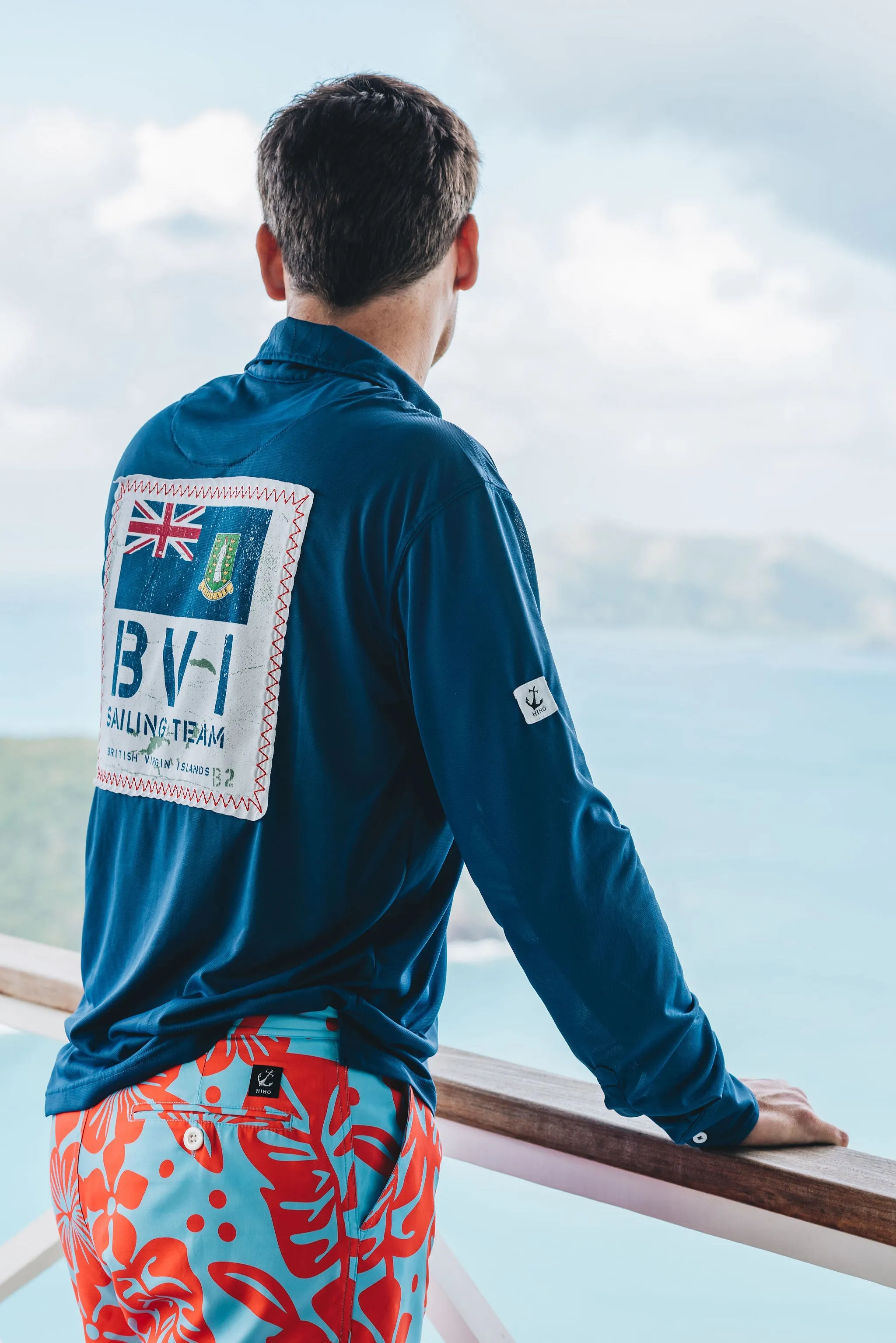 R3 BVI Sailing Team UPF50 Shirt - Racing Blue