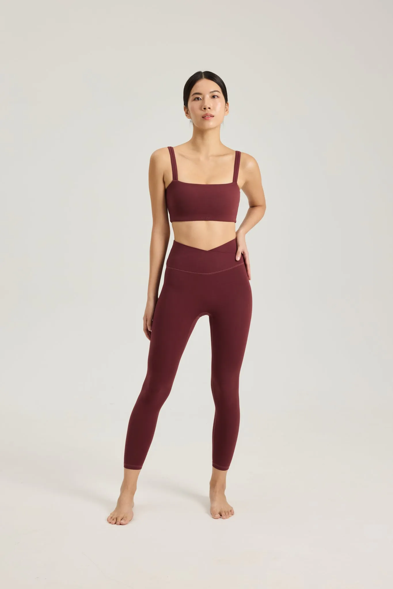 Reversible Boat Neck Bra in Dark Cherry