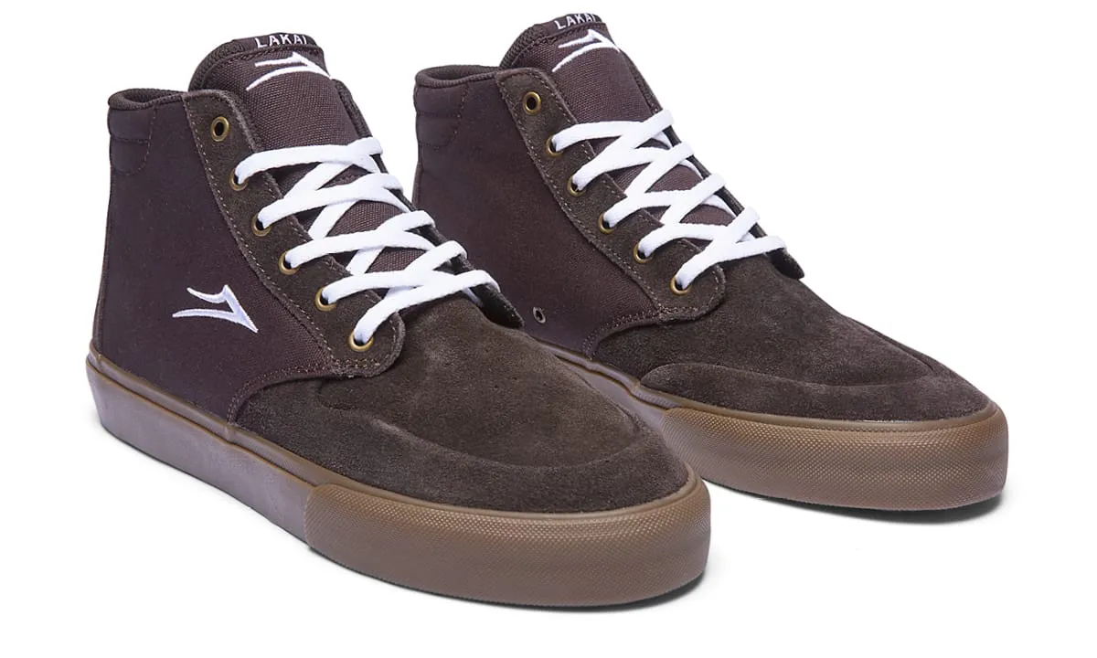 Riley 3 High - Chocolate/Gum Suede