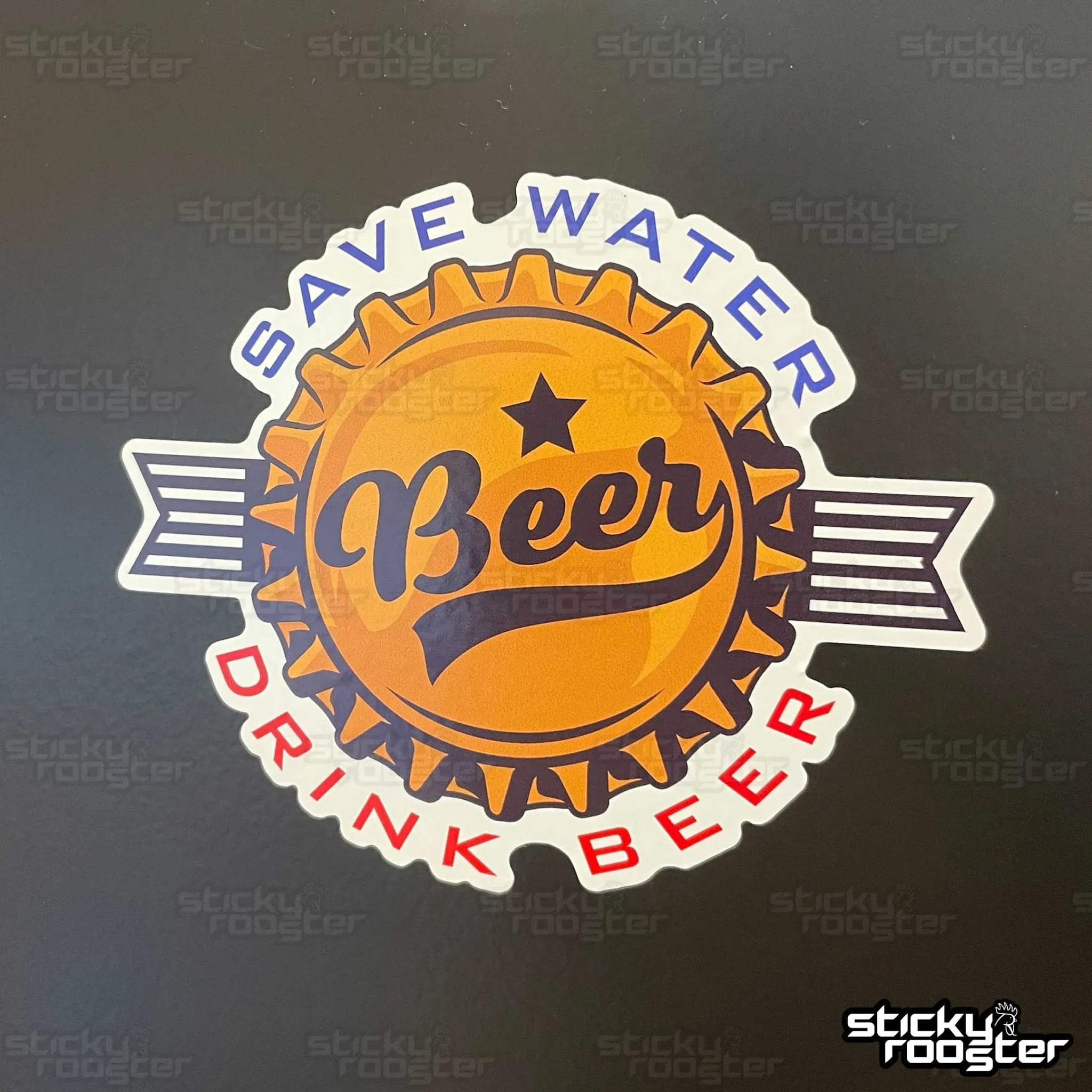 Save Water, Drink Beer sticker