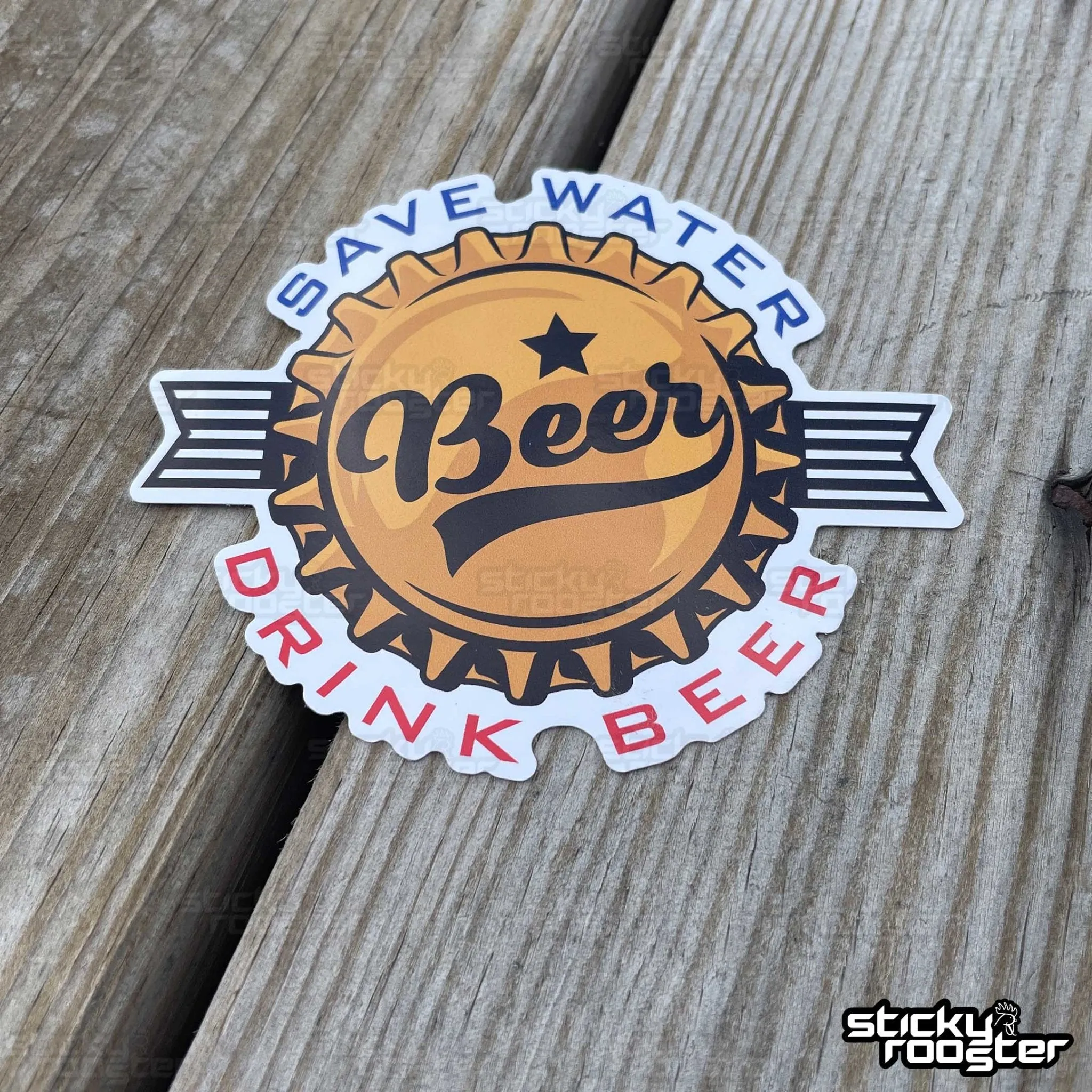 Save Water, Drink Beer sticker