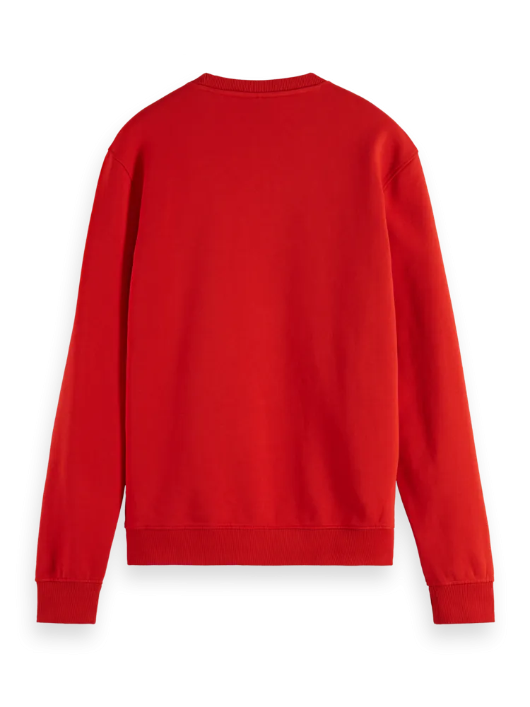 Scotch & Soda Crew Neck Sweater- BOAT RED