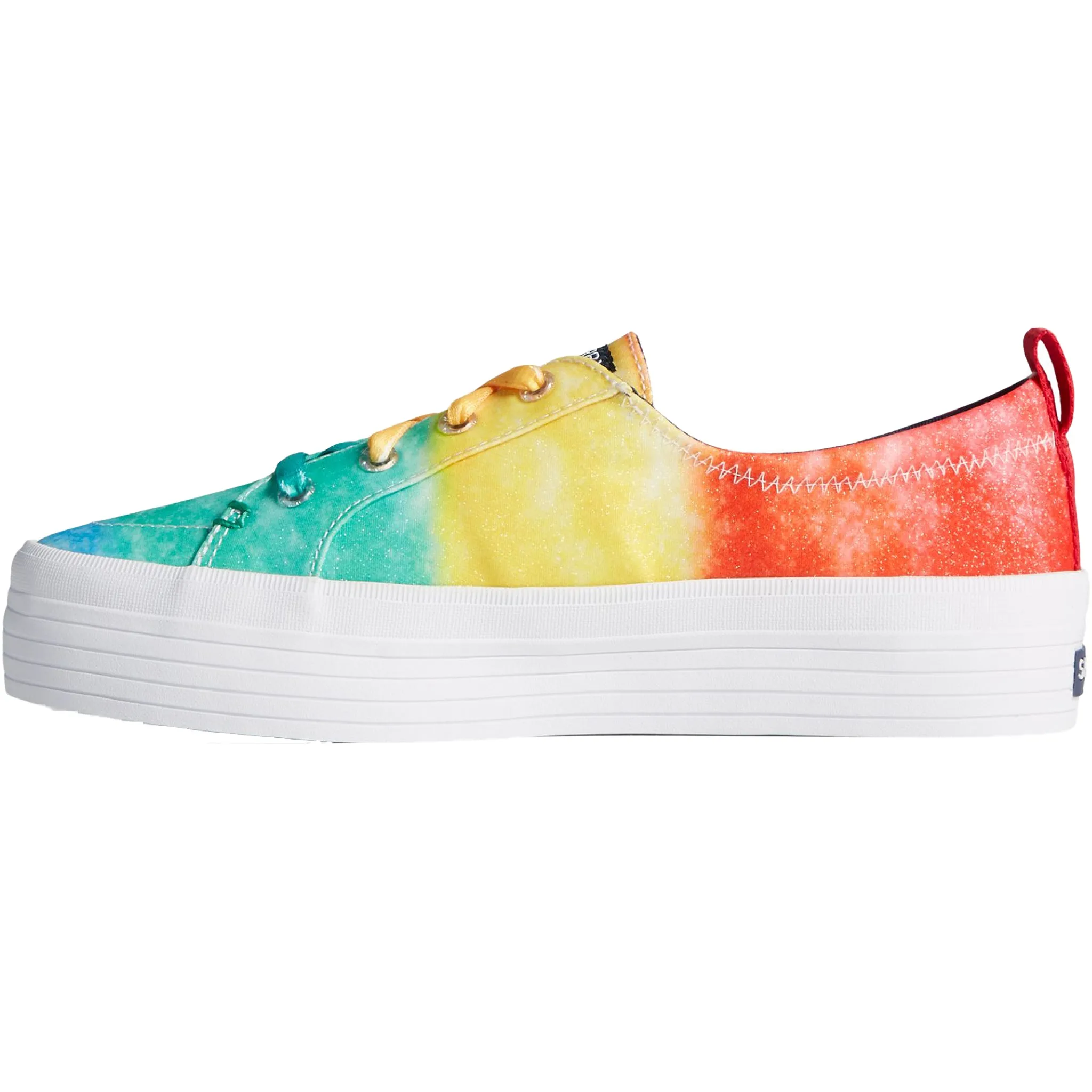 Sperry Women's Crest Vibe Platform Snowcone Ice Cream Multi Casual Boat Shoes