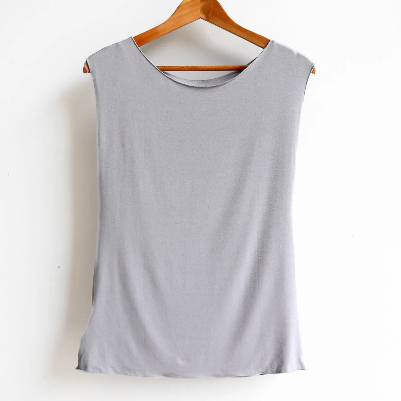 Square Cut T-shirt Tank in Bamboo