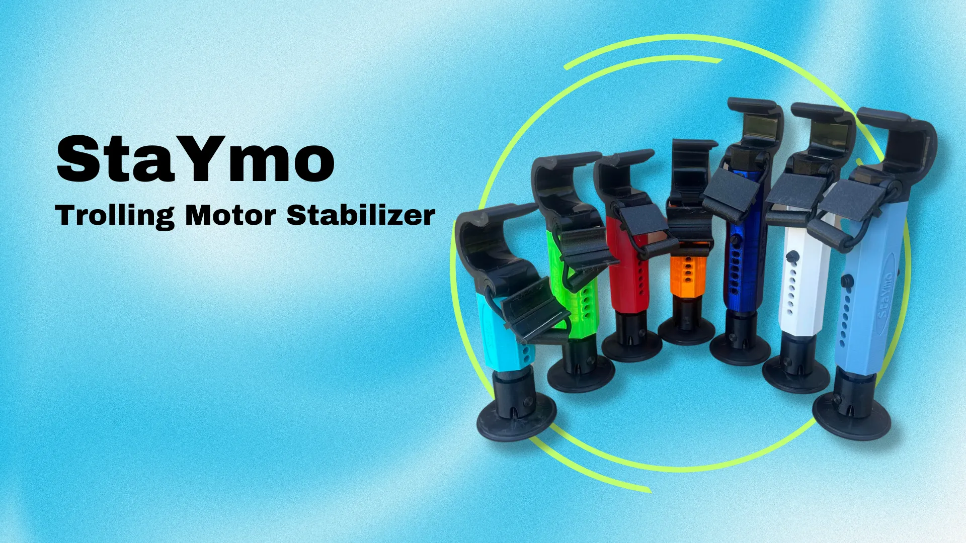 StaYmo Stabilizer- Fits Garmin Kraken trolling motor - G2 Deck Series - New for 2025