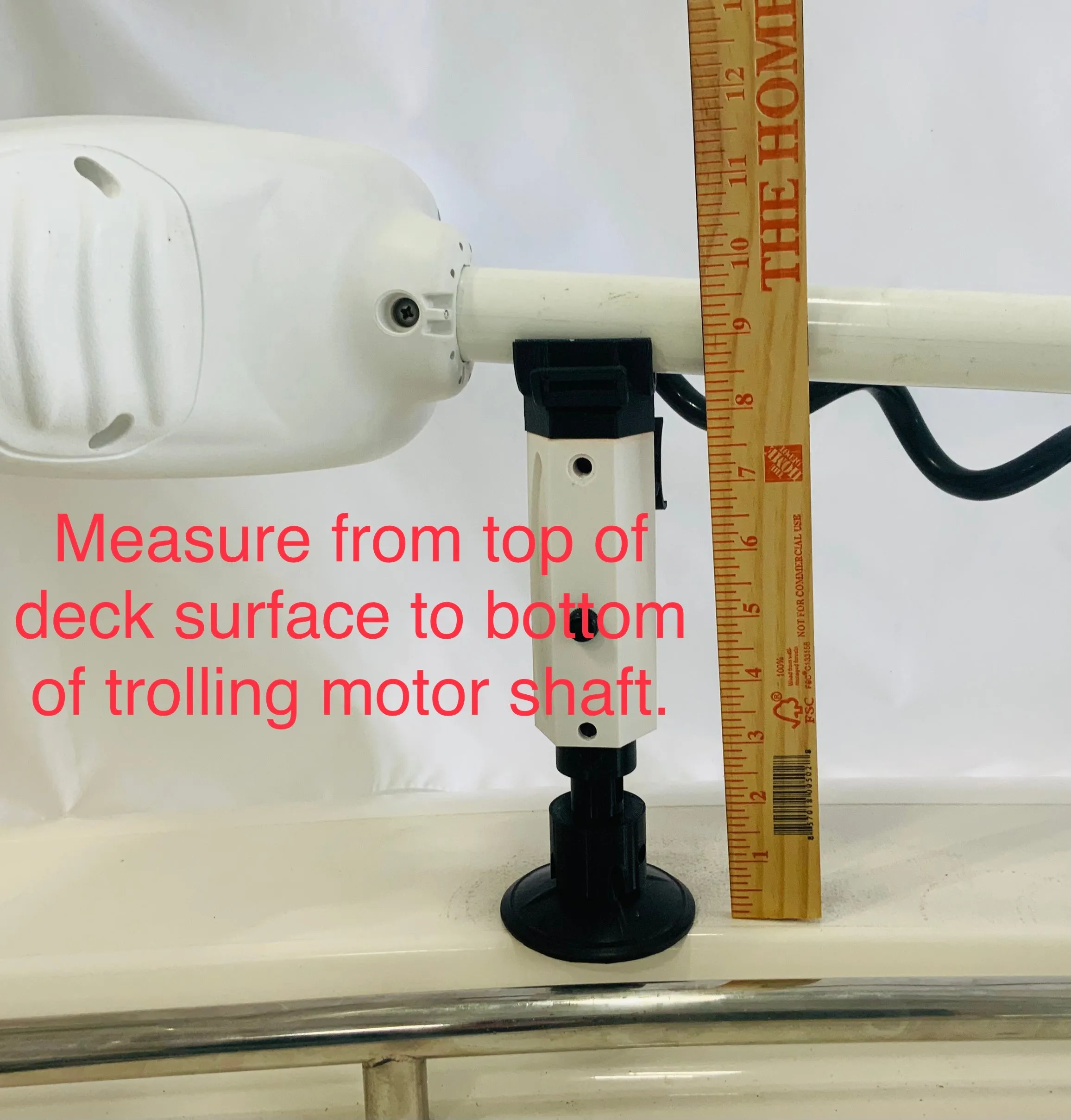 StaYmo trolling motor stabilizer/shock absorber - Gen 1 - deck mount series - Rip Tide compatible