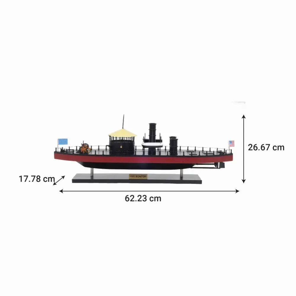 USS MONITOR Civil War Ship Model