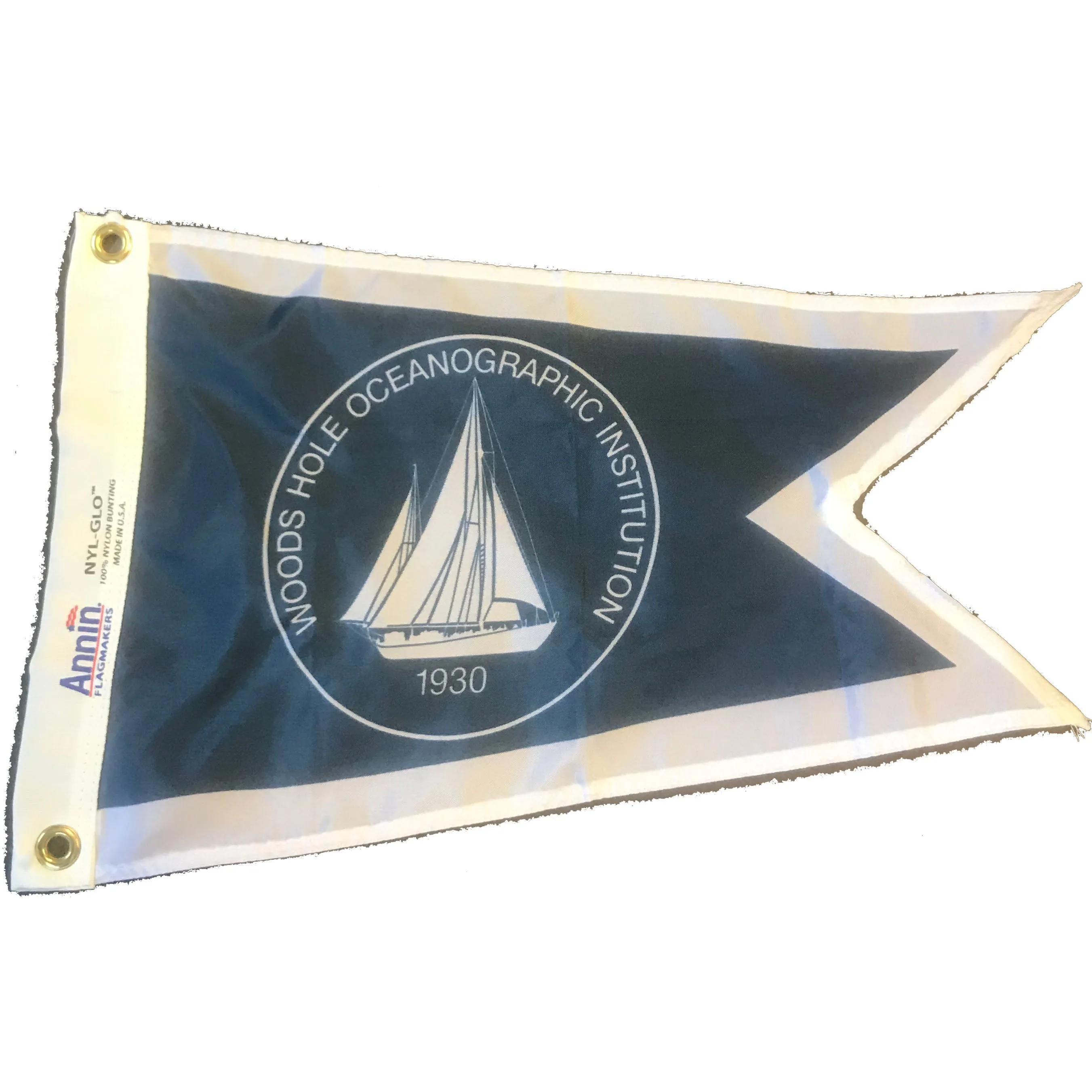 WHOI Logo Flag, (Burgee)