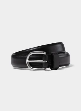 Women's Leather Belt in Black