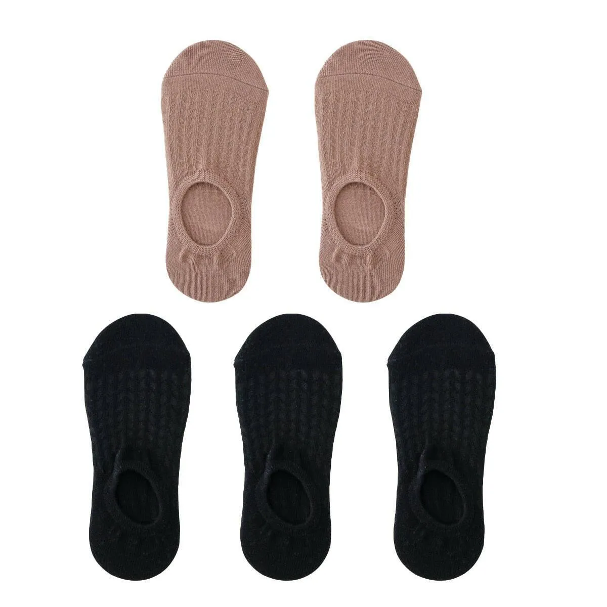 Women's Thin Mesh Boat Socks (5 pairs)