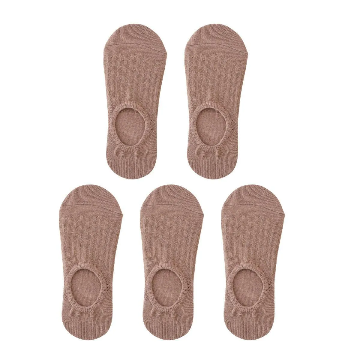 Women's Thin Mesh Boat Socks (5 pairs)